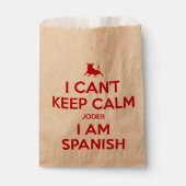 Ich kann nicht Ruhe Behalten haben Geschenktütchen (Vorderseite)