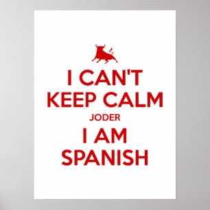 Ich kann nicht Ruhe Behalten haben Poster