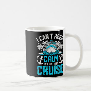 Ich kann nicht ruhig bleiben, es ist meine erste K Kaffeetasse