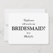 Ich kann nicht sagen, dass ich ohne dich tue | Bri Einladung (Rückseite)