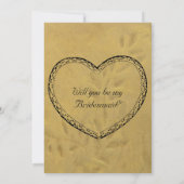 Ich kann nicht sagen, dass ich ohne dich tue einladung (Rückseite)