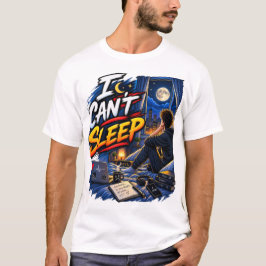 Ich kann nicht schlafen – Gedanken in der späten N T-Shirt
