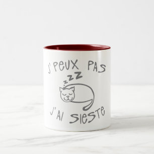 Ich kann nicht schlafen zweifarbige tasse