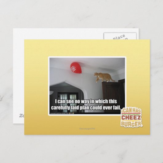 Ich kann nicht sehen, wie das versagt werden könnt postkarte (Vorne/Hinten)