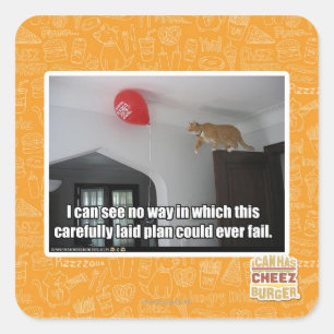 Ich kann nicht sehen, wie das versagt werden könnt quadratischer aufkleber