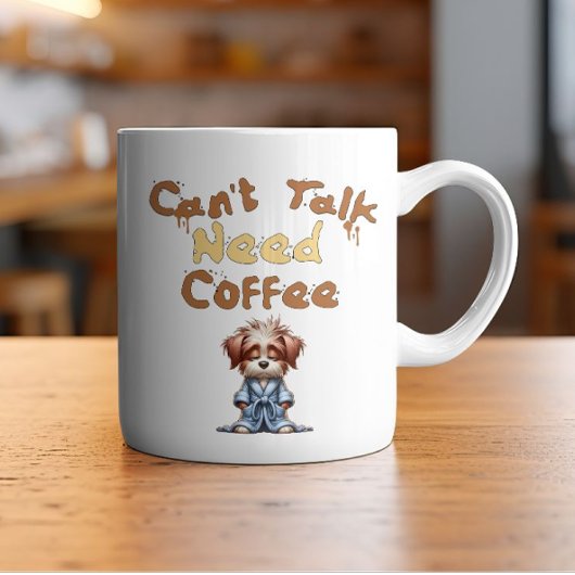 Ich kann nicht über Kaffee reden Kaffeetasse