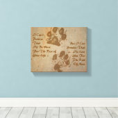 Ich kann nicht versprechen, Pappabdrücke gezackte  Leinwanddruck (Insitu (Holzboden))