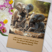 Ich kann nicht warten, bis du anfangen kannst, Dir Karte