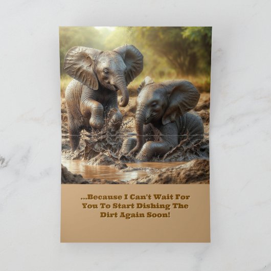 Ich kann nicht warten, bis du anfangen kannst, Dir Karte (Innenseite)