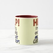 Ich kann nicht zu sprechen stoppen tasse (Zentrum)