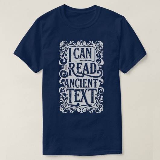 Ich kann Niedliche Schreibweise mit weißer Tinte l T-Shirt (Design vorne)