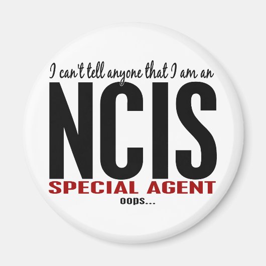 Ich kann niemandem NCIS-Agent sagen Magnet (Vorne)