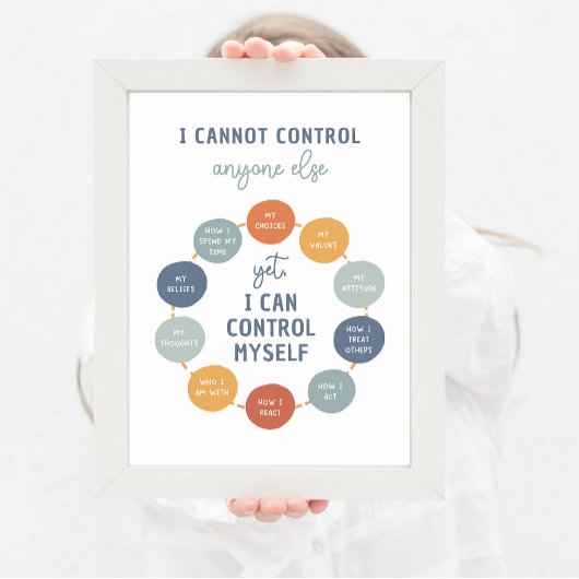 Ich kann niemanden anderen Ratgeber Poster nicht K