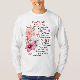 Ich kann nur ahnen Glaube Christlicher Glaube Jesu T-Shirt