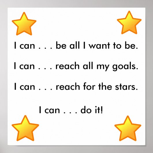 Ich kann... poster (Vorne)