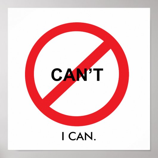 Ich kann poster (Vorne)