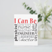 Ich kann postkarte (Stehend Vorderseite)