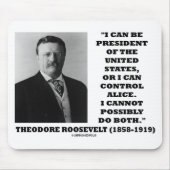 Ich kann Präsident der Vereinigten Staaten oder Mousepad (Vorne)