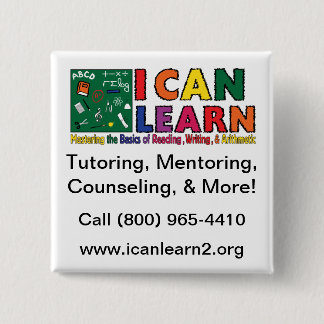 Ich kann quadratischen Knopf lernen Button