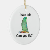 Ich kann reden, kannst du fliegen? keramikornament (Rechts)