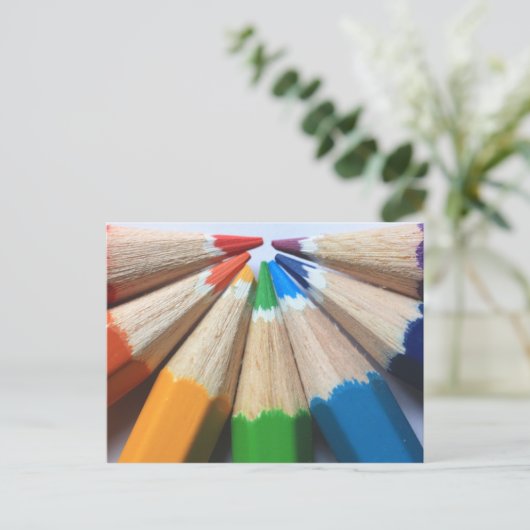 Ich kann Regenbogen machen Postkarte (Stehend Vorderseite)