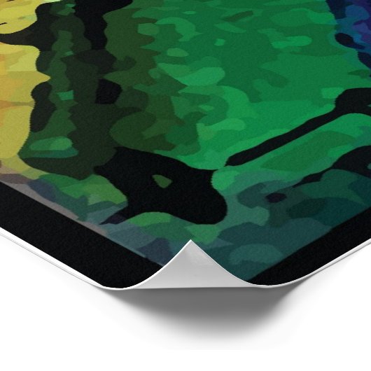 Ich kann Regenbogen singen Poster (Ecke)