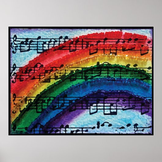 Ich kann Regenbogen singen Poster (Vorne)