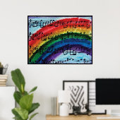 Ich kann Regenbogen singen Poster (Heimbüro)