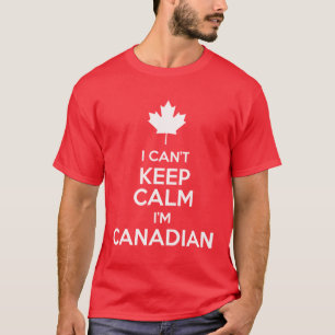 Ich kann Ruhe nicht behalten, die ich kanadisch T-Shirt