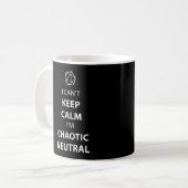 Ich kann Ruhe nicht behalten, ich bin chaotische Kaffeetasse (Vorderseite Links)