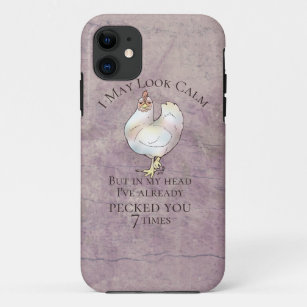 "Ich kann ruhiges" Huhn schauen Case-Mate iPhone Hülle