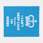 Ich kann ruhiges Malaka nicht behalten… Fleecedecke (Vorderseite (Horizontal))