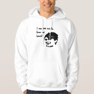 ich kann Russland von meinem Haus sehen! Mit Hoodie