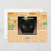 Ich kann schizophren sein postkarte (Vorne/Hinten)