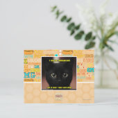 Ich kann schizophren sein postkarte (Stehend Vorderseite)