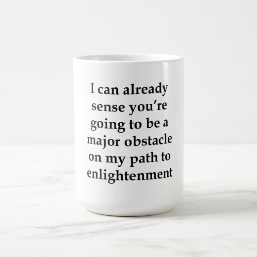 Ich kann schon Sinn Kaffeetasse (Mittel)