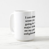 Ich kann schon Sinn Kaffeetasse (Vorderseite Links)