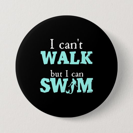 Ich kann schwimmen button (Vorderseite)