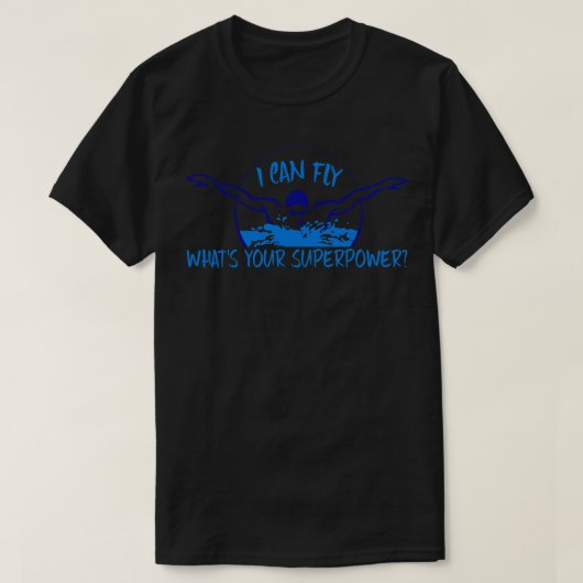 Ich kann schwimmen T-Shirt (Design vorne)
