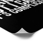 Ich kann sehen, aber ich kann es nicht kompliziert poster (Ecke)