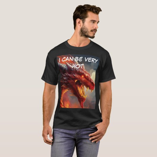 Ich kann sehr heiß sein T-Shirt (Vorne ganz)