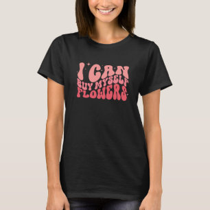 Ich kann selbst Blume kaufen Valentinstag Retro St T-Shirt