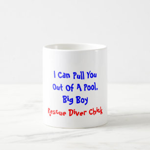 Ich kann Sie ein Pool herausziehen, großen Jungen Kaffeetasse