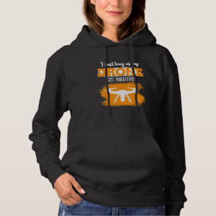 Ich kann so lange wie mein Drohne 25 Minuten Racin Hoodie
