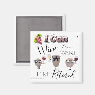 Ich kann so viel Wein trinken wie ich will, ich bi Magnet