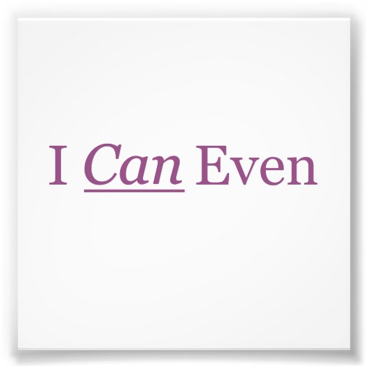 Ich kann sogar fotodruck (Vorne)