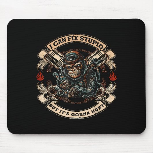 Ich kann Stud reparieren, aber es ist ein Affe mit Mousepad (Vorne)