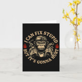 Ich kann Stud reparieren, aber es ist Gonna Hurt M Karte (Gelbe Blume)