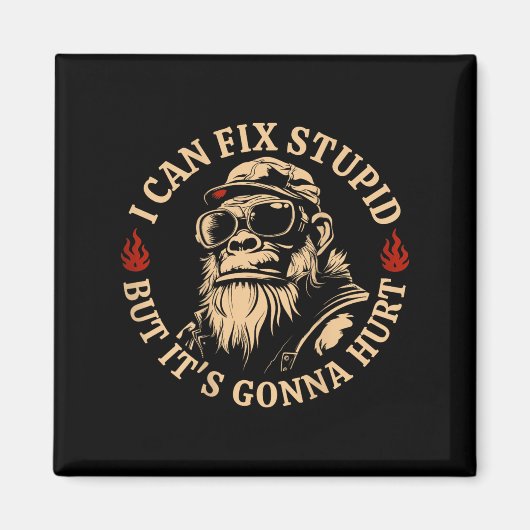 Ich kann Stud reparieren, aber es ist Gonna Hurt M Magnet (Vorne)