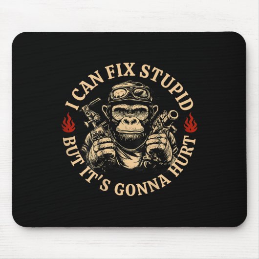 Ich kann Stud reparieren, aber es ist Gonna Hurt M Mousepad (Vorne)
